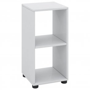 Benas-2 reol, m. 1 hylde - hvid tr 