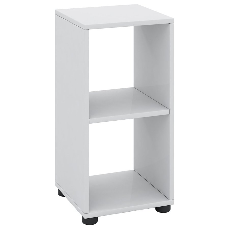 Benas-2 reol, m. 1 hylde - hvid tr 