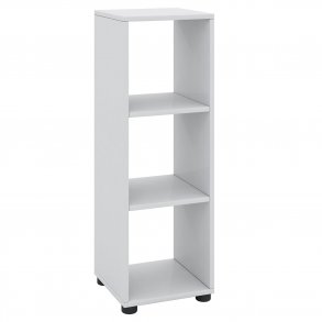 Benas-3 reol, m. 2 hylder - hvid tr