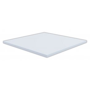 Masola hjrnebordplade - hvid tr 