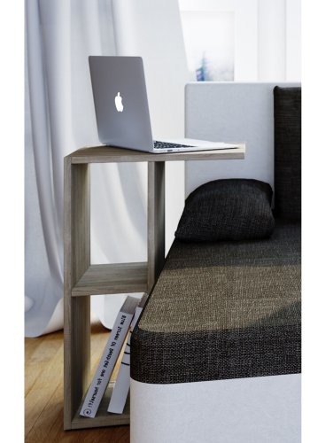 Nachto sidebord, m. hylde - natur tr