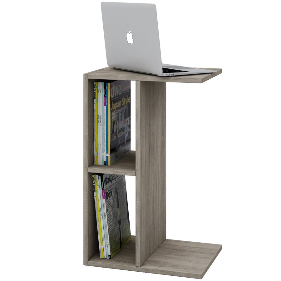 Nachto sidebord, m. hylde - natur tr