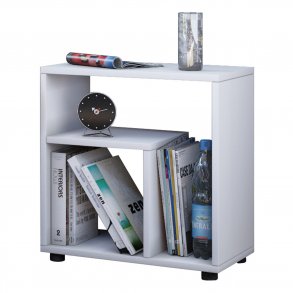 Zeito sidebord, m. hylde - hvid tr