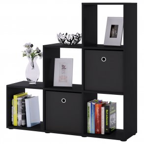 Nitas reol, m. 6 rum - sort tr