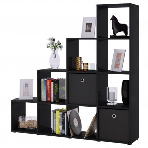 Napoli reol, m. 10 rum - sort tr