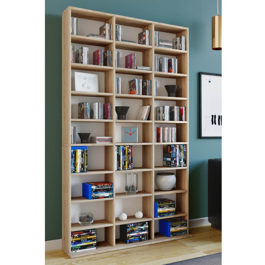 Megosa Maxi reol, m. 24 hylder - natur tr