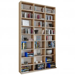 Megosa Maxi reol, m. 24 hylder - natur tr