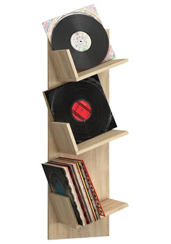 Sulda LP vghylde, m. plads til 100 LP-er - natur tr