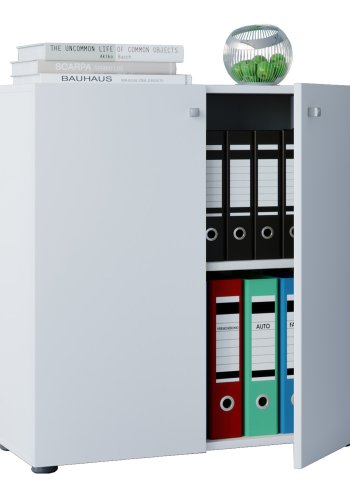 Vandol Mini skab, m. 2 lger og 1 hylde - hvid tr