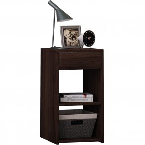 Sledo Maxi sengebord, m. 2 hylder og 1 skuffe - natur tr