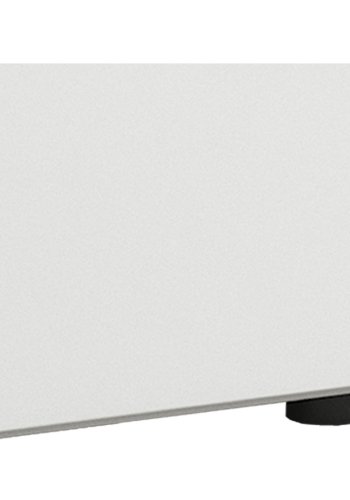 Flandu skab, m. 1 lge - hvid tr