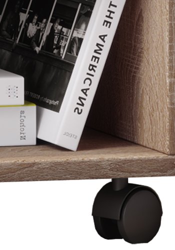 Rolda sengebord, m. 1 hylde og 1 skuffe - natur tr