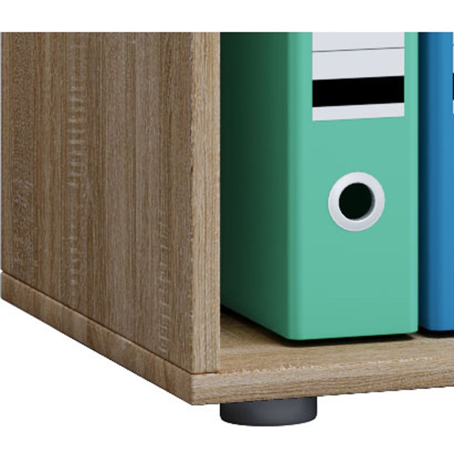 Lona XL reol, m. 2 hylder - natur og hvid tr