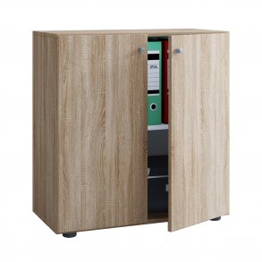 Lona skab, m. 2 lger og 1 hylde - natur tr