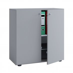 Lona skab, m. 2 lger og 1 hylde - gr tr