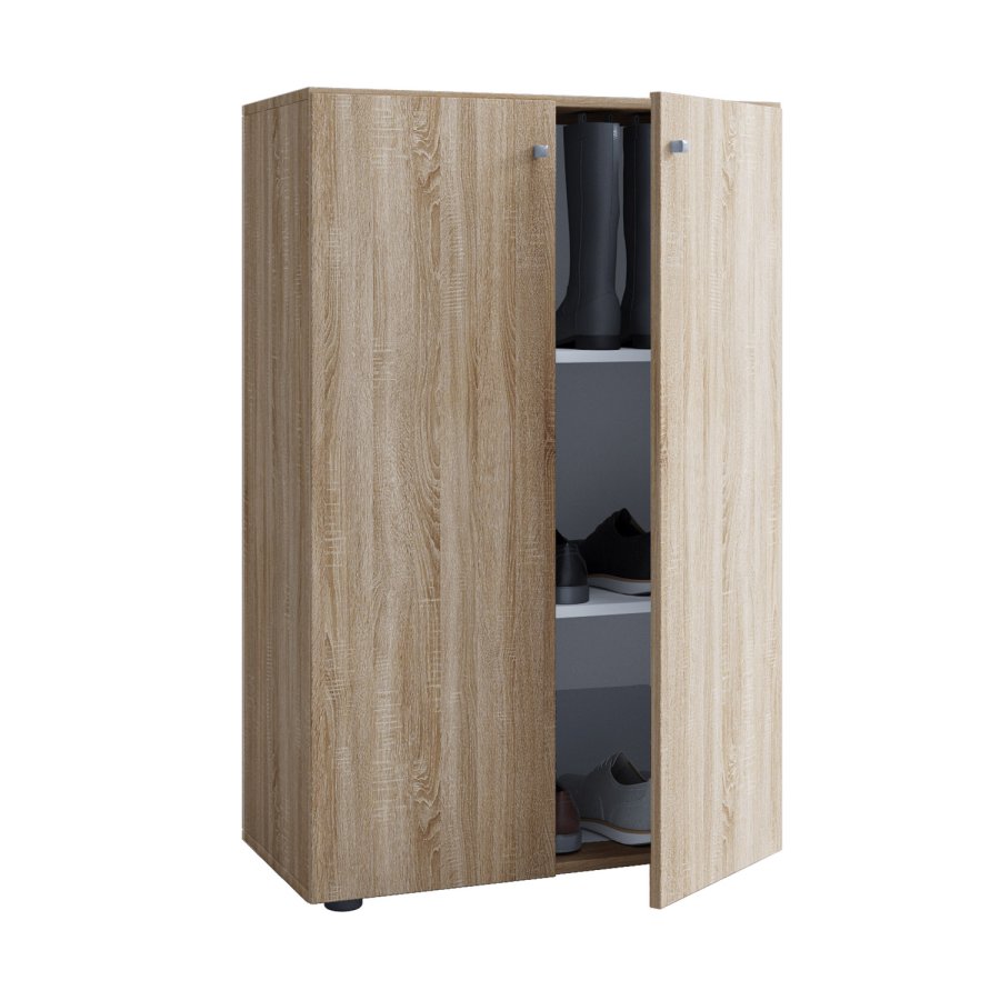 Lona skab, m. 2 lger og 2 hylder - natur tr