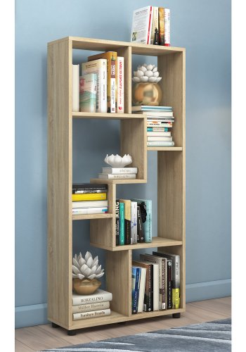 Blina reol, m. 6 rum - natur tr