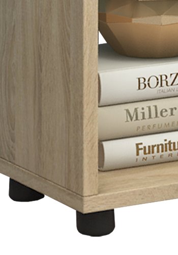 Blina reol, m. 6 rum - natur tr