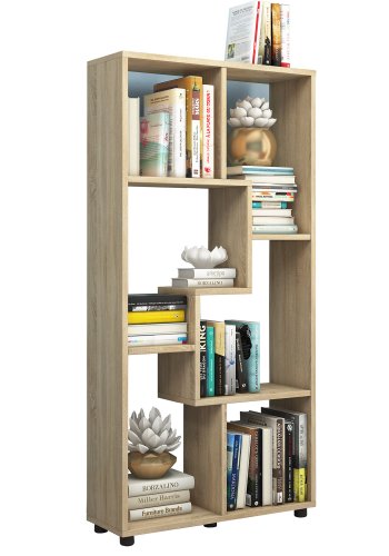 Blina reol, m. 6 rum - natur tr