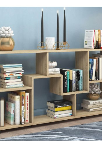 Pintal reol, m. 6 rum - natur tr