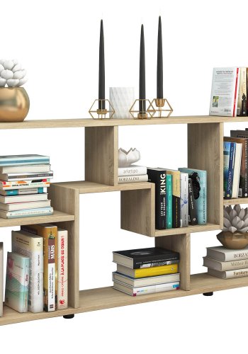 Pintal reol, m. 6 rum - natur tr