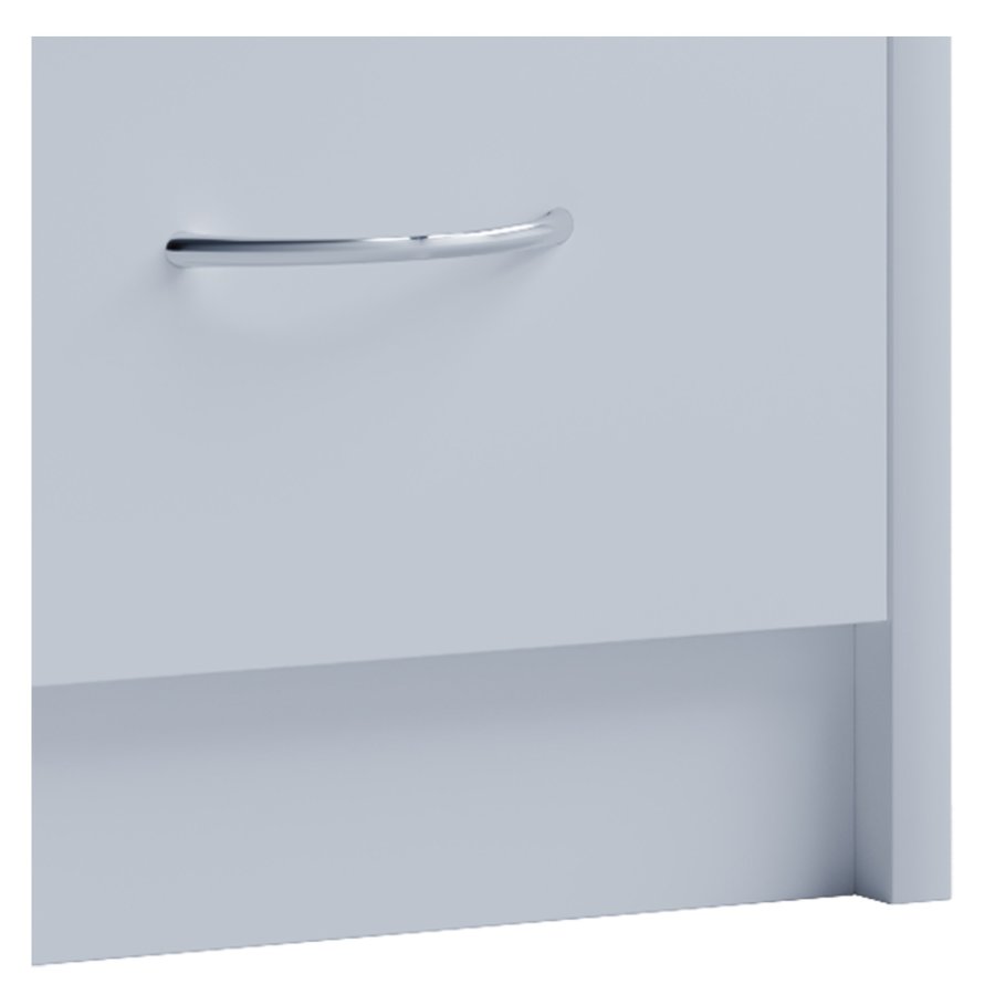 Boxal Maxi sengebord, m. 3 skuffer - hvid tr