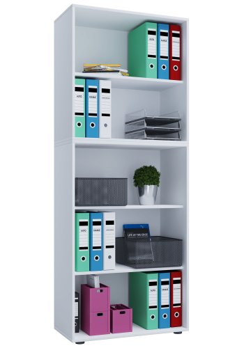 Lona XXL reol, m. 4 hylder - hvid tr