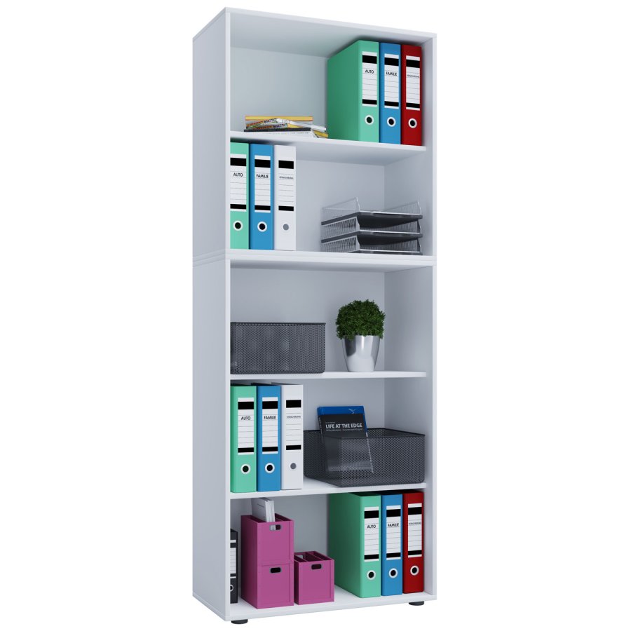 Lona XXL reol, m. 4 hylder - hvid tr