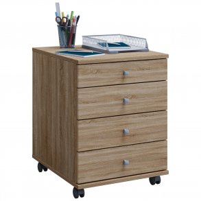 Lona Mini skuffesektion, m. 4 skuffer - natur tr