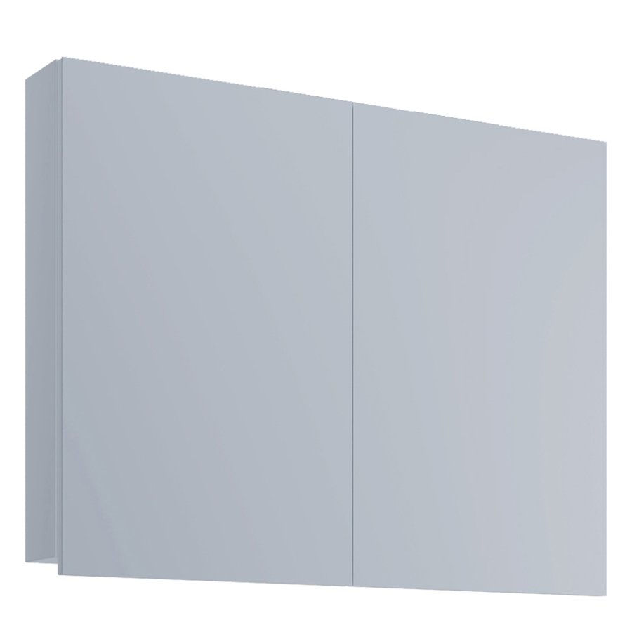 VCB 1 spejlkabinet vgskab, m. 2 lger og 1 hylde - spejlglas og hvid melamin