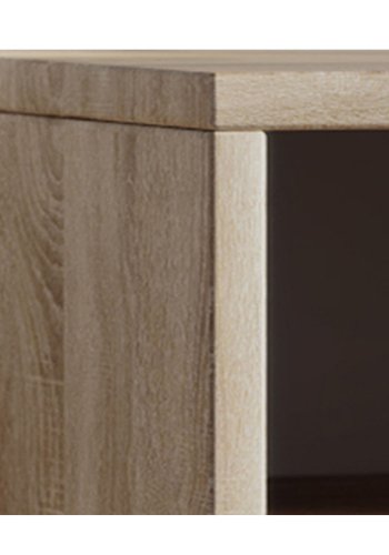 Hinsol L skoskab, m. 20 hylder - natur tr�