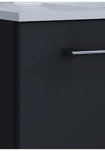 badevrelsesmbelst, m. ben - keramik og sort melamin