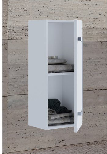 VCB 3 vgskab, m. 1 lge og 1 hylde - hvid melamin