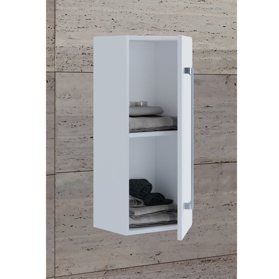 VCB 3 vgskab, m. 1 lge og 1 hylde - hvid melamin