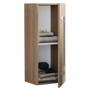 VCB 3 vgskab, m. 1 lge og 1 hylde - natur melamin