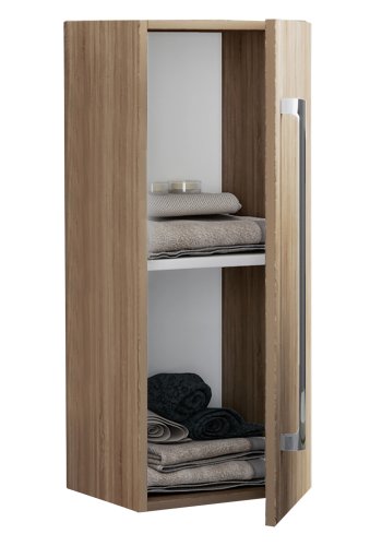 VCB 3 vgskab, m. 1 lge og 1 hylde - natur melamin