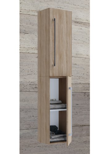 VCB 6 vgskab, m. 2 lger og 2 hylder - natur melamin