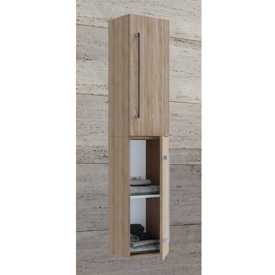 VCB 6 vgskab, m. 2 lger og 2 hylder - natur melamin