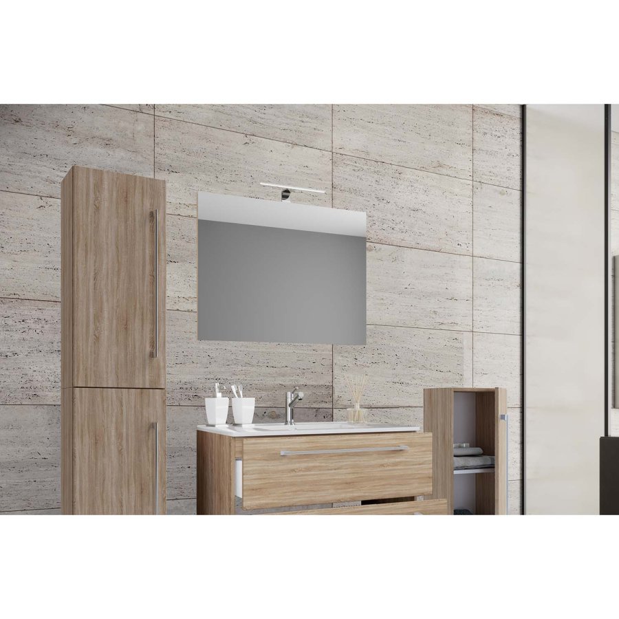 badevrelsesmbelst - spejlglas, keramik og natur melamin (st af 5)