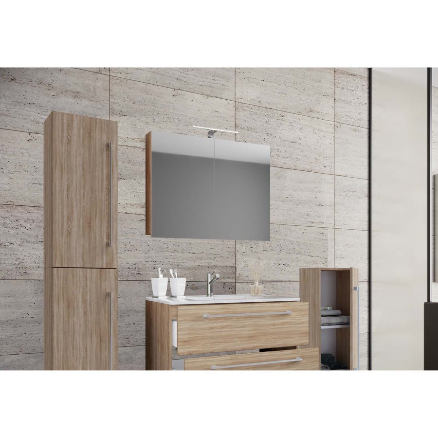 badevrelsesmbelst - spejlglas, keramik og natur melamin (st af 5)