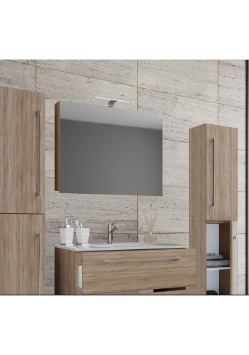 badevrelsesmbelst - spejlglas, keramik og natur melamin (st af 5)