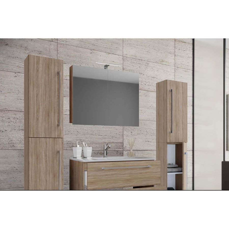 badevrelsesmbelst - spejlglas, keramik og natur melamin (st af 5)