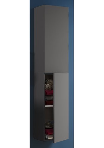 VCB 11 hjskab, m. 2 lger - antracitgr melamin