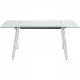 KARE DESIGN Officia skrivebord - klar glas og metal (160x80)