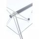 KARE DESIGN Officia skrivebord - klar glas og metal (160x80)