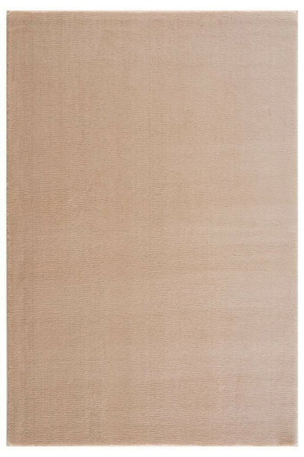 TEPPI HMFPUFY-2 gulvtppe, rektangulr - creme polyester (60x100)