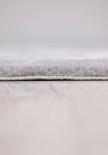 TEPPI HMFPUFY-3 gulvtppe, rektangulr - gr polyester (60x100)