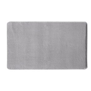 TEPPI HMFPUFY-3 gulvtppe, rektangulr - gr polyester (60x100)