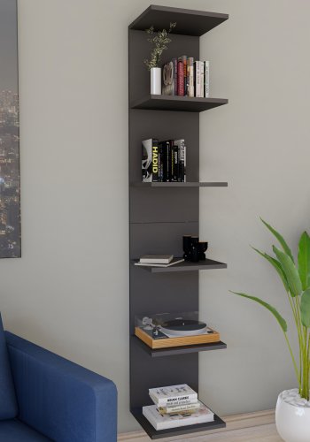 VCM NORDIC Lazas vghylde, m. 5 rum - antracitgr tr