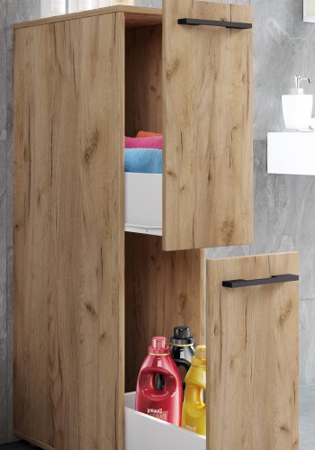 VCM NORDIC Sadilo L badevrelse rumdeler, m. 2 skuffer - natur tr